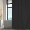 Duschvorhang MSV Textil 180 x 200 cm schwarz Produktbild-Vorschau 1