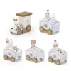 Drewniany zestaw zabawek Mini Train Model Dekoracja Dzieci Podgląd zdjęcia produktu 2