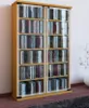 Holz CD DVD Stand Regal Galerie Glastür Produktbild-Vorschau 3