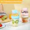 Müslibecher to Go, Lunchboxen, 800ml Doppelter tragbarer Produktbild-Vorschau 7