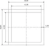 Riggatec Alu-Rohr Vierkant 50x50x4mm Länge 0,5 mtr. Produktbild-Vorschau 3