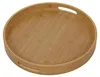 ORION Serveertablet van bambushout, rond houten bord met Productafbeelding-voorbeeld 7