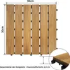 UISEBRT Holzfliesen Balkon 5m² Akazien-Holz 30 X 30cm Produktbild-Vorschau 2
