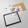 Gerahmtes Poster - Schwarzer Rahmen - Blumen Blätter Produktbild-Vorschau 4