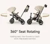 Qplay Comfo Max 6 In 1 Passeggino a Tre Ruote Beige Beige Anteprima dell’immagine prodotto 7