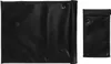 Two black Faraday bags are shown side-by-side on a white background. The larger bag is laid flat, while the smaller bag is standing upright and appears to be folded over at the top. Podgląd zdjęcia produktu