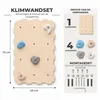 MAMOI® Houten klimmuur voor binnenshuis, met 4 klimgrepen | Productafbeelding-voorbeeld 4