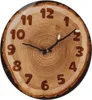 OOTB Glas Wanduhr Baumscheibe 27 x 30 x 4 cm Produktbild-Vorschau 1
