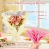 Knutselset: Pijpenreiniger, bloemenboeket, roze, Productafbeelding-voorbeeld 4