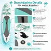 Aufblasbares SUP Board PALM BEACH 320x81x15 cm mit Paddel, Produktbild-Vorschau 9