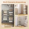 WOLTU Schuhregal schmal 6 Ebenen, Metall, für 12 Paar Produktbild-Vorschau 7