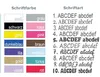 HALSTUCH mit Name oder Text personalisiert für Baby oder Produktbild-Vorschau 5