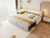 Letto imbottito 90x200 cm con letto estraibile 90x190 cm, Anteprima dell’immagine prodotto 8