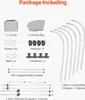 Posto di sbarramento VEVOR, set di sbarramento da 8 pezzi, Anteprima dell’immagine prodotto 8