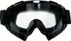 Motocross Brille schwarz mit klarem Glas Produktbild-Vorschau 1