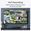 Reolink PoE NVR 36 canaux Système de caméra de surveillance Voir les images du produit 2