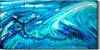 Wandbild Leinwand Bilder Wanduhr Geräuschlos 60x30 Malerei Produktbild-Vorschau 1