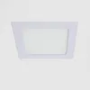 LED Einbaustrahler flach 9W Eckig SuperSlim Schnitt 130x130 Produktbild-Vorschau 3