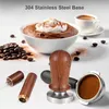 51mm Espresso Tamper & Stirrer Set Coffee Calibrated Tamper Voir les images du produit 3