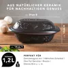 Römertopf RUSTICO – Keramik Schmortopf Bräter – 1,2 Liter Produktbild-Vorschau 5