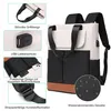 Laptoprucksack(Schwarz)Schulrucksack,Schulterrucksack mit Produktbild-Vorschau 4