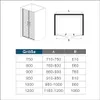Duschwand 90X195cm Milchglas 6mm Nano-glas Duschkabine Produktbild-Vorschau 7