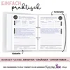 Rezeptblock A4 | 50 Blatt für 100 Rezepte | Beidseitig Produktbild-Vorschau 2