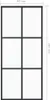 vidaXL Schiebetür ESG-Glas und Aluminium 90x205 cm Schwarz Produktbild-Vorschau 10