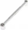 A silver-colored tool with two circular openings at either end, connected by a straight bar. Anteprima dell’immagine prodotto