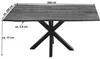 SAM® Esstisch Baumkante massiv Akazie nussbaum 260 cm Produktbild-Vorschau 3