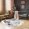 Relaxdays Puzzlematte, 2x2 Spielmatte mit Rand, versch. Produktbild-Vorschau 2