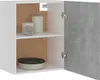 vidaXL Armadi a muro 2 pz. Grigio cemento 50x31x60 cm Anteprima dell’immagine prodotto 3