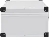 vidaXL Custodia per 80 CD Alluminio ABS Argento Anteprima dell’immagine prodotto 4