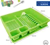 WELLGRO Abtropfgestell aus Kunststoff mit Reinigungsbürste Produktbild-Vorschau 2