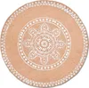 Zeller Present 27035 Tischset Mandala Leinen Ø 38 cm, natur Produktbild-Vorschau 3