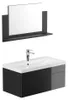 HOME DELUXE - Badmöbel-Set - WANGEROOGE BIG Schwarz - Produktbild-Vorschau 2