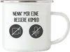 Nenn' Mir Eine Bessere Kombi Emaille Tasse Mikrofon Webcam Produktbild-Vorschau 1