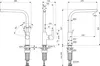 Keukenmengkraan GUSTO, L-boog, uitlooplengte 232mm, chroom Productafbeelding-voorbeeld 3