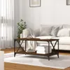 vidaXL Konferenční stolek Brown Oak Optics 100x50x45 cm Náhled obrázku produktu 3