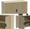 Kommode  Vicco Lennox Eiche 80 x 69 cm mit 2 Türen, Model Produktbild-Vorschau 6