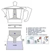 Kela 10590, Kawiarka moka, Aluminium, Aluminium, 3 kub., Podgląd zdjęcia produktu 4