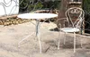 Tavolo Etienne 90 x 90 x 72 cm tavolo da pranzo in acciaio Anteprima dell’immagine prodotto 4