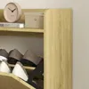 HOMCOM Schuhschrank, Schuhregal, 2 Klapptüren, 12 Paar Produktbild-Vorschau 9