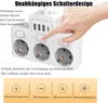 3 Fach Steckdosenleiste mit USB Mehrfachsteckdose Einzeln Produktbild-Vorschau 9
