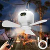 Mobiler Akku Deckenventilator mit Licht 8000mAh USB-C Produktbild-Vorschau 4