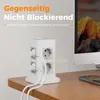 TESSAN 8 Fach Mehrfachsteckdose mit 2 USB C Produktbild-Vorschau 6