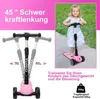 YOLEO Kinderscooter, Dreiradscooter mit LED Räder, 2-Rädern Produktbild-Vorschau 5