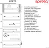 Drążek teleskopowy Spirella Kreta | drążek do zasłon Podgląd zdjęcia produktu 3