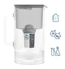 Wessper D2 BOROSILICATE Wasserfilterkanne 3 L Grau – Produktbild-Vorschau 2