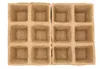 Artikelbild 12 von '6 x 6 cm Anzuchttopf quadratisch auf Holzfaser Basis' Produktbild-Vorschau
